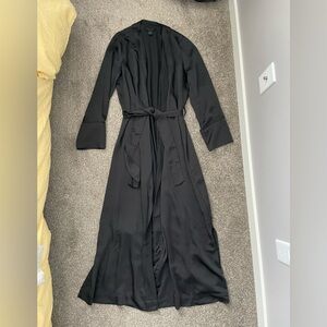 H&M Long Satin Bath Robe